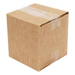 Pojedyncze Pudełko Z Tektury Falistej Kraft 5x5x5 cm